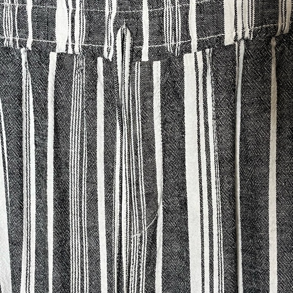 Briggs Linen & Rayon Blend Striped Wide Leg Pants Sz XL - Picture 2 of 6